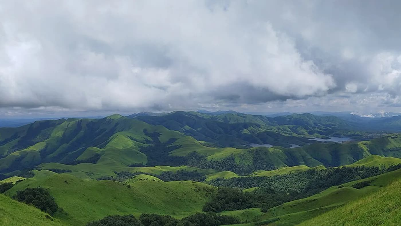 Gangadikal ridge in the Kudremukh mountain landscape